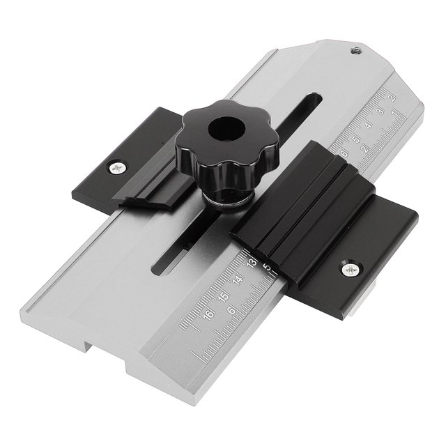 Jig Mince Déchiré Guide de Scie de Table pour Faire des Découpes Étroites Répétées, Guide Précis en Acier Inoxydable pour Déchirer les Tranches de Scie de Table, Outils de Menuiserie