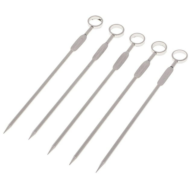 KLKCMS Pic à Cocktail Outils de Bar en Métal Bâtonnets de Mélange pour Boissons Pics à Martini A