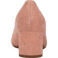 thumbnail image 3 of EVOLVE Womens Pink Cushioned Comfort Robin Almond Toe Block Heel Slip On Leather Pumps Shoes 9 M, 3 of 4