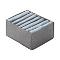thumbnail image 1 of Peggybyg Wardrobe Clothes Organizer Jeans Compartment Storage Box (7 Grids Large), 1 of 7