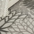 thumbnail image 4 of Nourison Aloha 9' x 12' Silver Grey Tropical Rug, 4 of 10