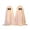 2 pc, variant on Halloween Decoration, Lighted Standing Ghost with Draped Cover, Spooky Floor Decor for Porch Entryway and Party, 20.5 in