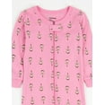 thumbnail image 3 of Leveret Kids Footed Cotton Pajama Ballerina 5 Year, 3 of 3
