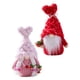 thumbnail image 3 of 2 gnomos de peluche decorativos para San Valentín con adorable diseño de corazón. Opción de regalo para San Valentín., 3 of 5