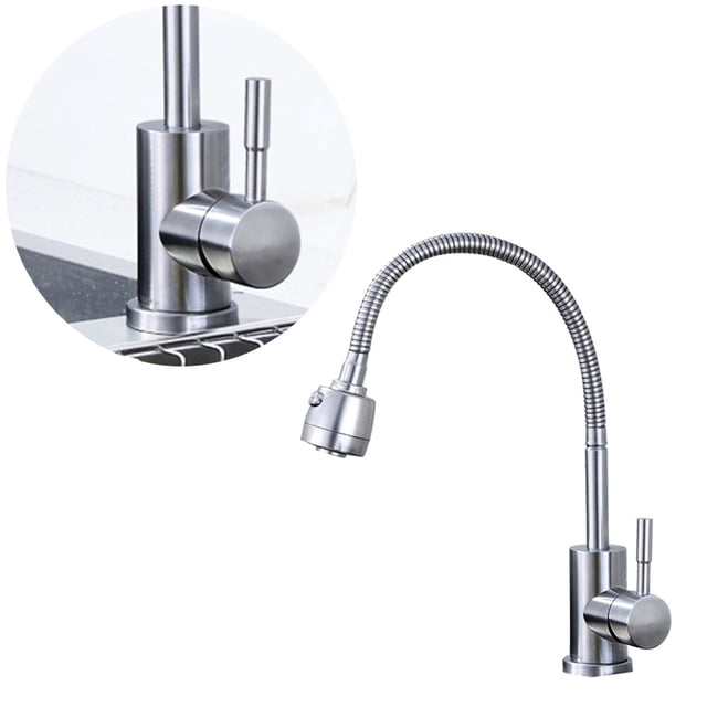 HEANUJJ Bathroom Basin Tap Stainless Steel Rotatable for Property Managers Kitchen Use 1Set
