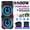 Black, variant on 8800W Portable Wireless PA Speaker – RGB Lighting, Subwoofer, FM Radio & Multi-Input