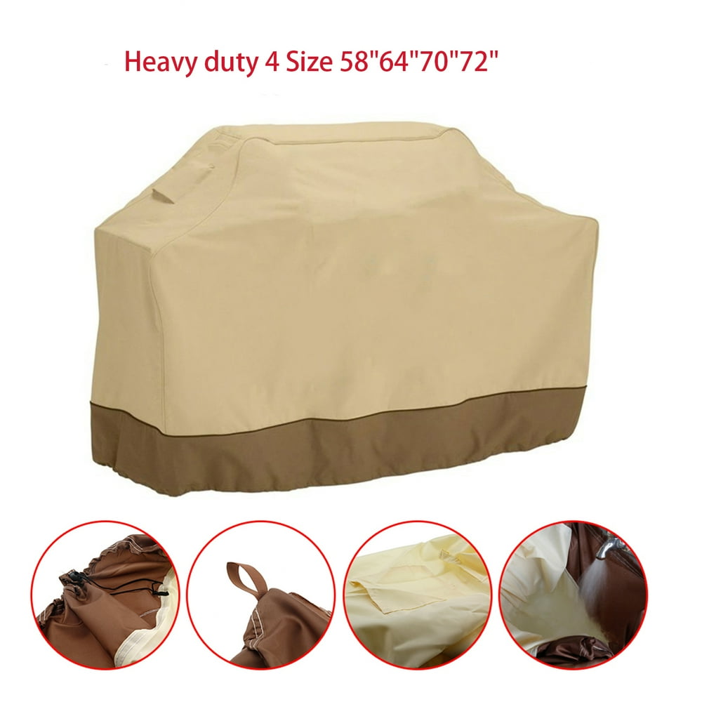 58" 64" 70" 72" Barbecue gas grill cover, 600D heavy duty waterproof