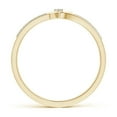 thumbnail image 2 of Angara Ring - Diamond Promise Ring for Women in 14K Yellow Gold - April Born Jewelry | 1.5mm Natural Diamond Heart Promise Ring (Ring Size = 8.5), 2 of 10