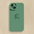 thumbnail image 5 of Cartoon Red Man Phone Case For iPhone 15 14 13 12 11 Pro Max Mini X XR XS 7 8 Plus SE Shockproof Middle Finger Soft Back Cover, 5 of 5