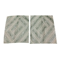 Mogul Ethnic Vintage Silk Cushion Cover Indian Sari Patchwork Decorative Pillow Cases 16x16