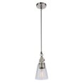 thumbnail image 2 of Artcraft Lighting Ac10761 Clarence 1 Light 5-1/2" Wide Mini Pendant - Nickel, 2 of 2