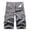 Gray, variant on Fnnxeal Mens Cotton Cargo Shorts Relaxed Fit Multi-Pocket Utility Shorts with Zippered Pockets Summer Casual Army Green,Size M