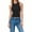 Black, variant on Solid Colors Women Tank Tops Crop Ribbed Knit Shirts Sleeveless Slim Fit Crew Neck Compression Womens Tops