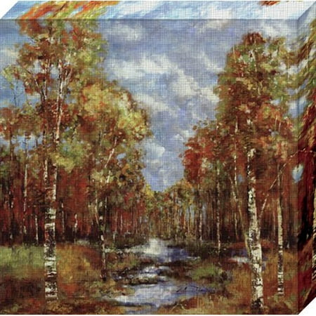 - North American Art 'The Clearing' by Carmen Dolce Painting Print on Wrapped Canvas
