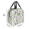 thumbnail image 3 of Balery Wisteria Flower Bolsa de Almuerzo Aislada – Caja de Almuerzo con Papel de Aluminio Grueso, Mantiene la Comida Fresca por 4 Horas, 3 of 8