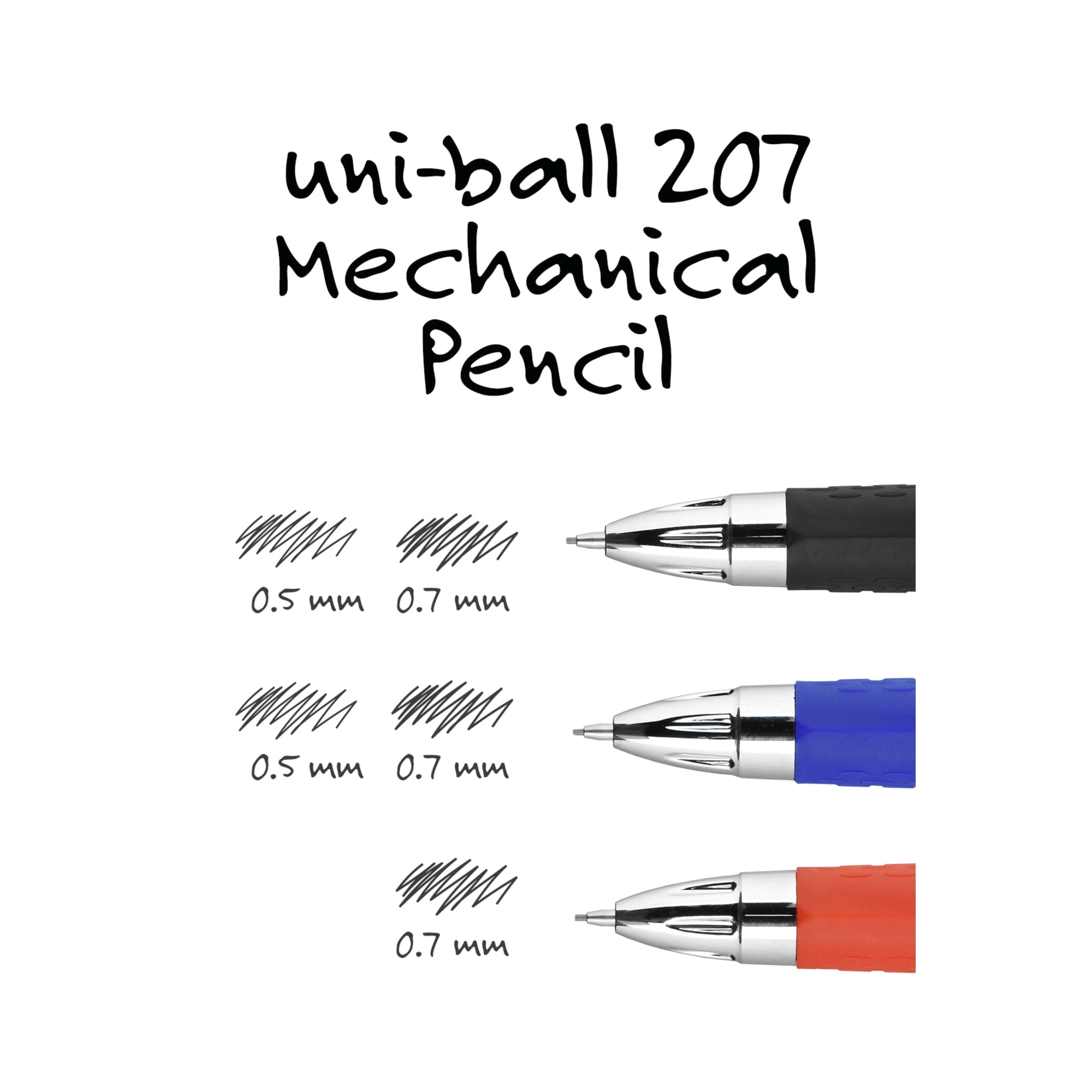 Uniball Mechanical Pencil HB #2, Medium Point (0.7mm), Blue, 12 Count