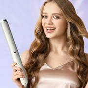 Natural Curls, Hair Curler, Curling Wand,Negative Hair Straightener Without Damaging Hair Curls,Fast Heating Crimper Wand Curler All Hair Type