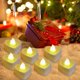 thumbnail image 5 of 24 velas LED para velas, lámpara romántica para boda, fiesta, decoración del hogar (blanco), 5 of 8