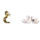 thumbnail image 1 of Estatua de caballo, figura de cisne, escultura de resina, adorno artístico hecho a mano, centro de mesa de animales, material de resina único, adecuad, 1 of 8