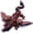 Black Red, variant on 3D Printed Articulated Winged Dragon for Home Office Decor - Executive Desk