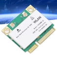 thumbnail image 1 of Tarjeta de red estructura estable 42 Interfaz Mini PCI-E Larga vida útil Tarjeta de red inalámbrica de 24 GHz y 50 GHz para Win 7/Win 8/win10 ANGGREK Otros, 1 of 8
