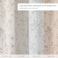 thumbnail image 5 of Cotton Blend Floral Print Shower Curtain by Comfort Canopy, 72" x 72", Gray, 5 of 5