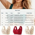 thumbnail image 2 of Byworldtasic Womens Seamless Supportive Bralette Full Coverage Bra Print Sexy Comfortable Everyday Bras, 2 of 6