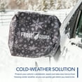 thumbnail image 5 of FrostGuard Deluxe Full-Coverage Car Windshield Cover, Snowflake, 41 x 68 inches, 5 of 7