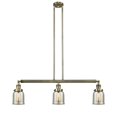 thumbnail image 3 of Innovations Lighting 213-S Small Bell Bell 3 Light 38" Wide Commercial Linear Chandelier -, 3 of 5