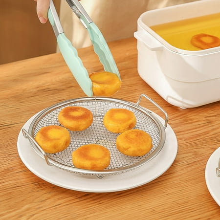 

Travelwant Crisping Basket & Tray Set Baking Pan and Bakeable Nonstick Cooling Rack| Air Fry Crisper Basket | Tray & Grease Catcher | Even Cooking | Non-Stick | Healthy Cooking