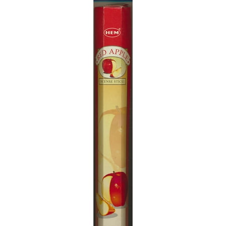 Red Apple, HEM Incense 20 Stick Single Tube, Imported From (Best Apple Price India)