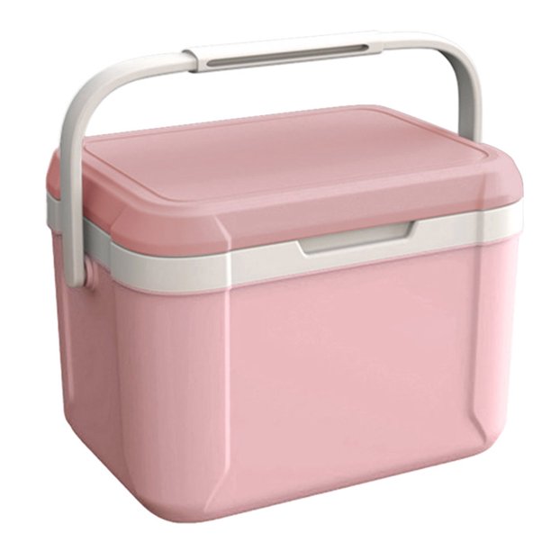 Bsvklp Enfriador Botellas Hielo 5L Mini Refrigerador Caja para Acampar Equipo Barbacoa (rosa)