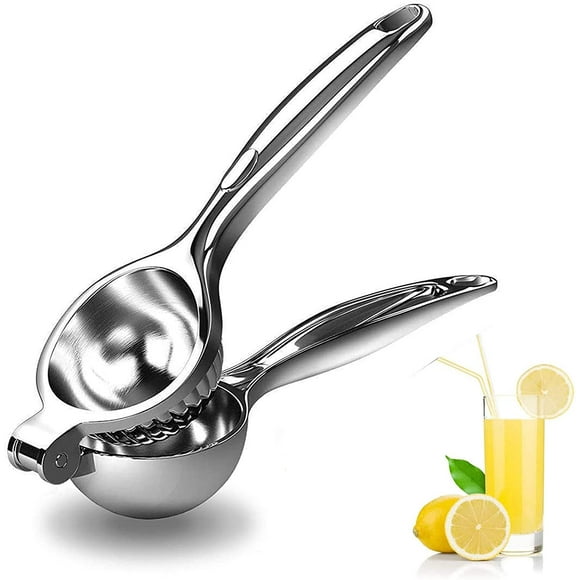 Manual Lemon Squeezer, Metal Rustproof Lime Squeezer, Handheld Citrus Press Juicer and Fruit Juicer - Extracting Lemon Juice and More Fruit