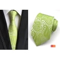 thumbnail image 2 of Classic Stripe and Check Jacquard Ties - Men‘s Formal Neckties Pack of 3, Perfect for Business Professionals, Wedding Guests, and Party Events, 2 of 4