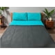 thumbnail image 4 of Edredón Ligero King Size Doble Vista Con Fundas de Almuadas Jade - Negro, 4 of 4