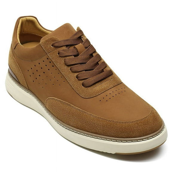 CMR CHAMARIPA Elevator Sneakers - Brown Casual Mens Sneakers That Make You Taller 6CM / 2.36 Inches