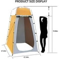 thumbnail image 2 of Quick Set Up Shower Tent - Waterproof Dressing & Privacy Tent for Camping and Beach - Portable Changing Room Shelter Canopy with Tent Pegs, Poles, Ropes, and Storage Bag - 47.24X47.24X70.87 Inches, 2 of 9