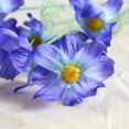 thumbnail image 4 of Artificial Flower 6pcs 27'' Long Stem Silk Coreopsis Calliopsis Galsang Fake Daisy Chrysanthemum for Wedding Bridal Bouquet Bridesmaid Groomsman Home Décor Office Centerpieces(Yellow), 4 of 4