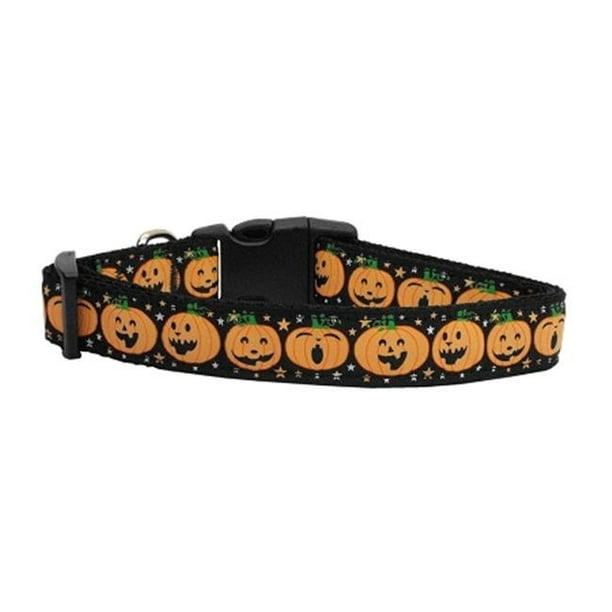 Mirage Pet 125 055 MDN Pumpkins Nylon Dog Collar Medium