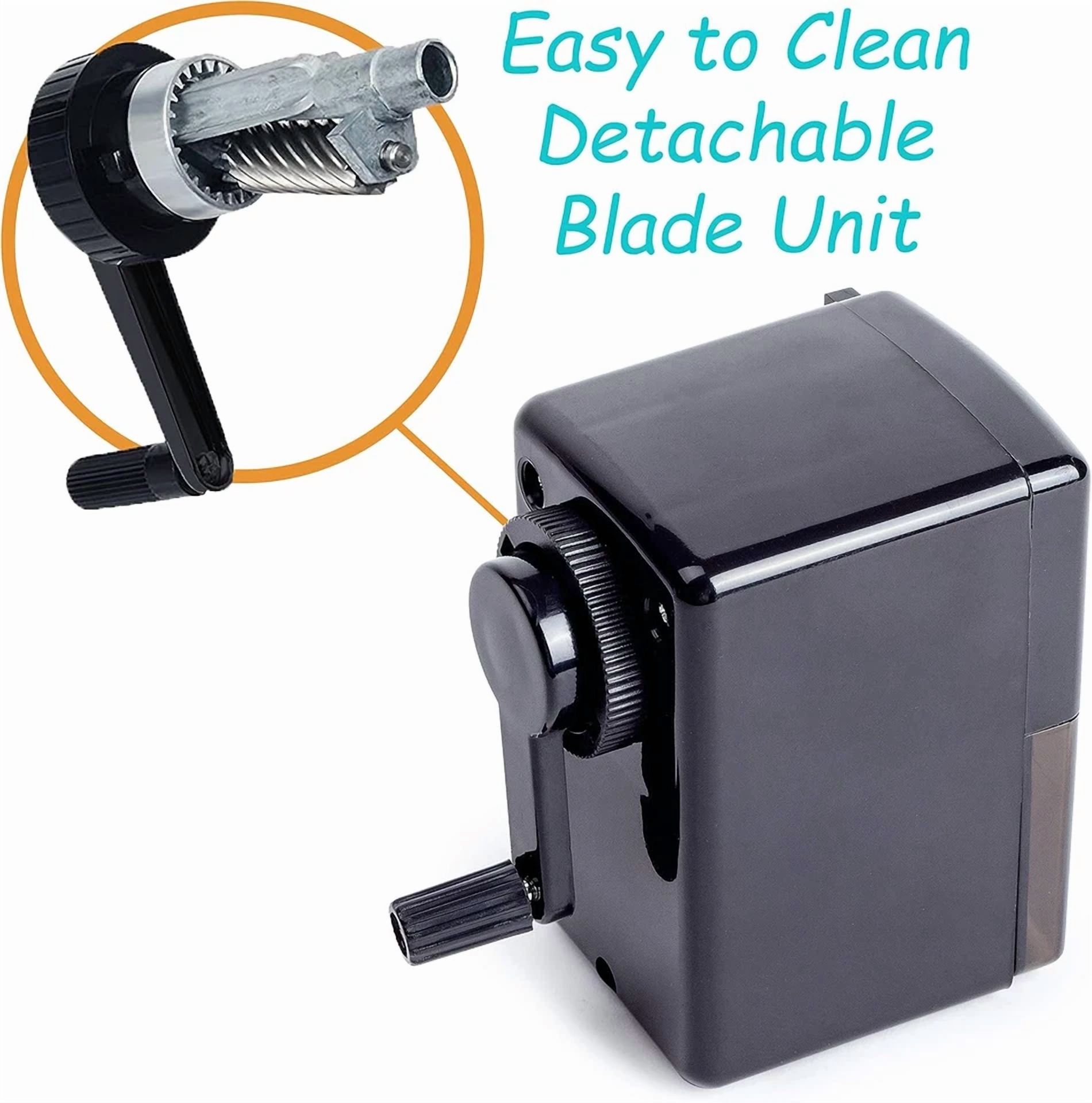 BUTTERFLY- Manual Pencil Sharpener Auto Feed Desk Mountable Detachable Blade Ideal For O...