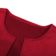 thumbnail image 6 of Curuila Children Girls Coat With Tassels Long Sleeve Solid Color Crew Neck Jacket For Girls Spring Autumn Comfort Outerwear Size 9-10 Years, 6 of 8