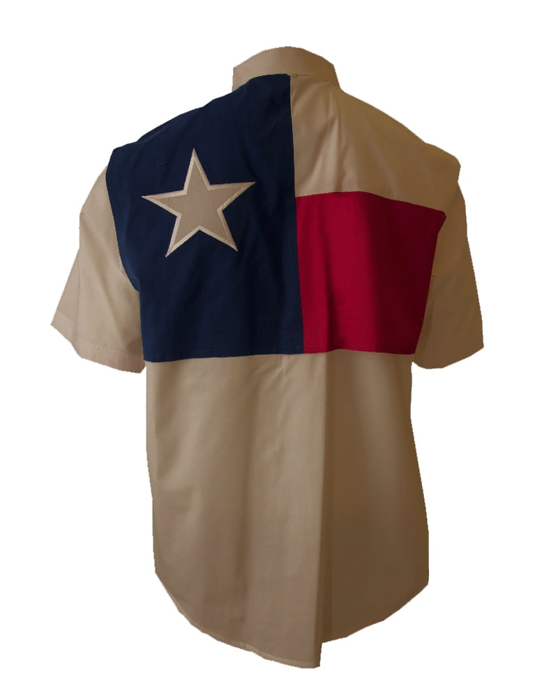 Tiger Hill Tiger Hill Men's Texas Flag Fishing Shirt