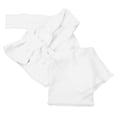 thumbnail image 1 of Newborn Bathrobe Pure Cotton Thickened Baby Photo Bathing Suits Photo Garment (White Suitable for 0-1 Month Baby), 1 of 3