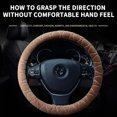 thumbnail image 4 of Clearance!Universal Winter Steering Wheel Cover & Handbrake Gear Lever Set-3-Piece Warm Non-Slip Car Accessories for Cold Weather, 4 of 4