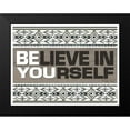 thumbnail image 2 of Jacobs, Cindy 24x19 Black Modern Framed Museum Art Print Titled - Believe in Yourself, 2 of 5