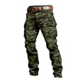 thumbnail image 2 of Mens Camo Cargo Pants Tactical Outdoor Pants Hunting Paintball Workwear Long Trousers Camouflage M, 2 of 5