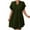 Army Green, variant on Aofany Womens T Shirt Dresses Summer Short Sleeve Loose Tunic Dress Casual Swing Dress Fashion Sundress Solid Color