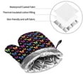 thumbnail image 6 of Fotbe Rainbow Butterfly for 4Pcs Oven Mitts and Pot Holders, 500℉ Heat Resistant Oven Mitts , Non-Slip Silicone Surface Safe for Baking, Cooking, BBQ, 6 of 6