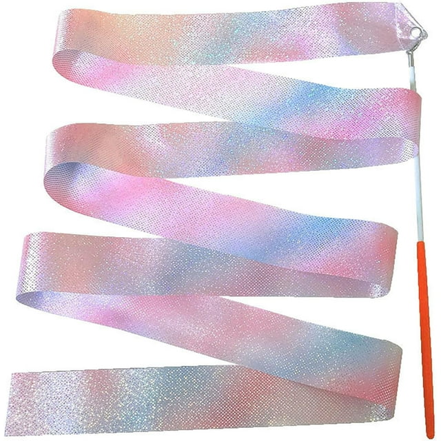Yazoeia Rhythmic Dance Ribbons Gymnastics Ribbon Streamers Dancing Streamers Twirling for Artistic Dancing Gymnastics CJC912-178541