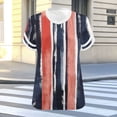 thumbnail image 5 of Dvprdro Plus Size V Neck Short Sleeve T Shirts Loose Fit Floral Casual Summer Tops, 5 of 7